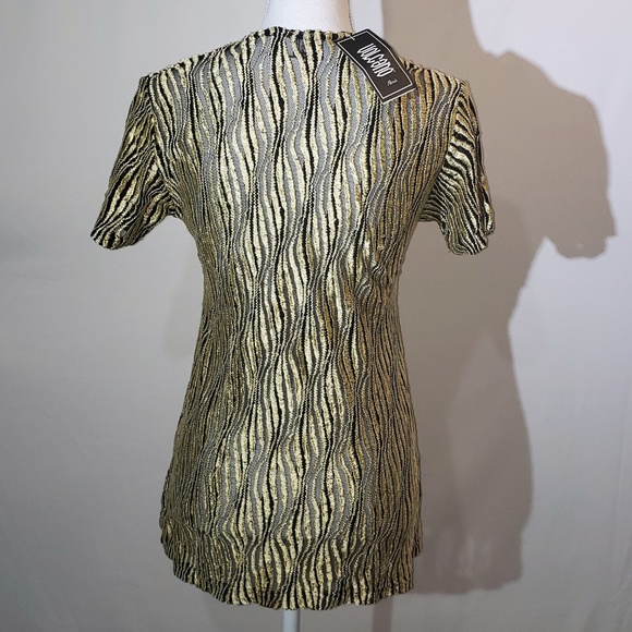 NWT Volcano from Paris France stretchy mesh shirt - Picture 3 of 5